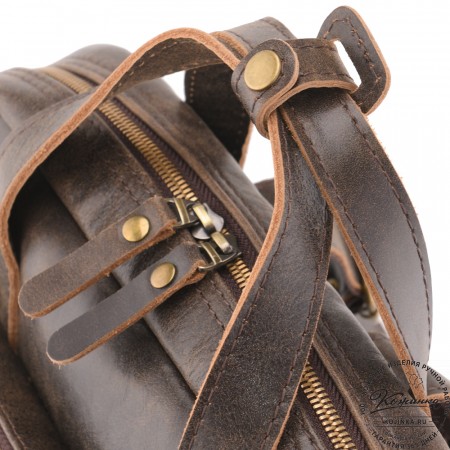  Кожаный рюкзак "Артур" (коричневая наппа) 